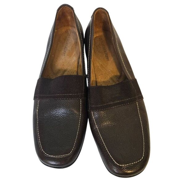 Naturalizer womens loafers, brown leather. Size 8. - Picture 2 of 5